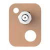 Crochet universal TESA 77902-00000 bege interior e exterior 2 unid.