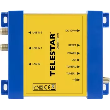 Multicomutador de satélite Telestar DIGIBIT Twin 1 entrada 2 saídas