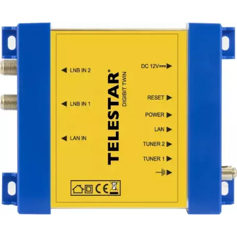 Multicomutador de satélite Telestar DIGIBIT Twin 1 entrada 2 saídas