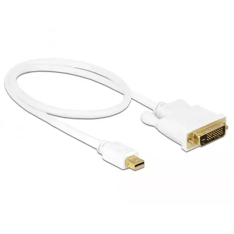 Adaptador de cabo de vídeo DeLOCK 83986 Mini DisplayPort para DVI-D 0,5 m