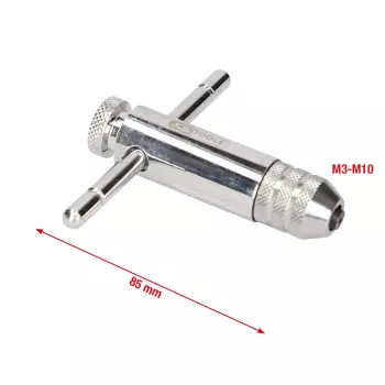 KS Tools 331.0665 porta-machos com catraca reversível, M5-M12