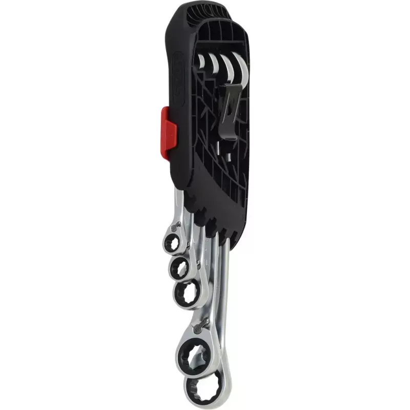 KS Tools DUO GEAR 503.5905 Conjunto de chaves combinadas, 5 un., com função de roquete na extremidade aberta, reversíveis