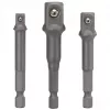 KS Tools 514.1105 Conjunto de adaptadores quadrados de 1/4 de polegada, 3 un.