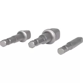 KS Tools 514.1105 Conjunto de adaptadores quadrados de 1/4 de polegada, 3 un.