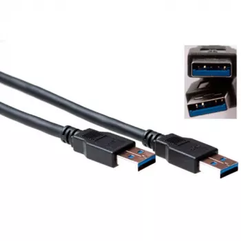 Cabo USB ACT USB 3.0 ficha A macho - ficha A macho 2,00 m