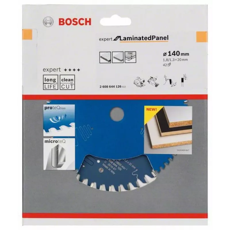 Lâmina de serra circular Bosch 2 608 644 126 14 cm para placas laminadas