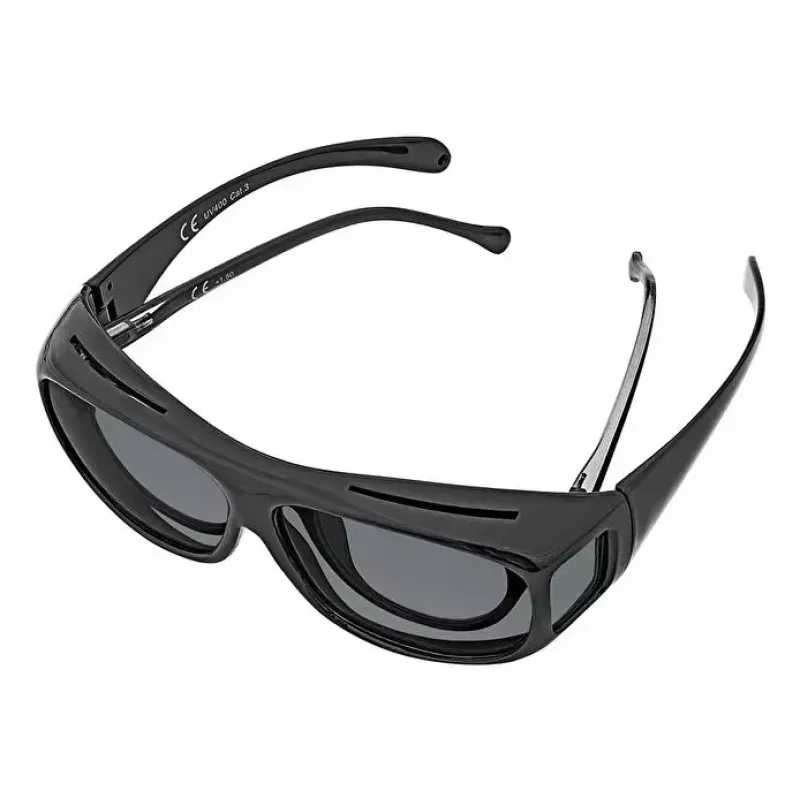 Óculos de sol WEDO 271 48599 oval envolvente, unissexo, lentes polarizadas, estilo sobre-óculos