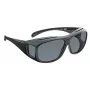 Óculos de sol WEDO 271 48599 oval envolvente, unissexo, lentes polarizadas, estilo sobre-óculos