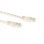 Cabo de patch ACT marfim 5 metros U/UTP CAT6 com fichas RJ45