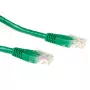 Cabo de patch ACT verde 1,5 metros U/UTP CAT6 com fichas RJ45