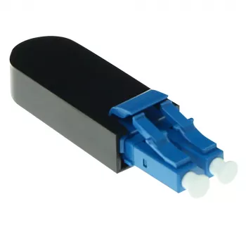 Adaptador loopback LC de fibra ótica ACT EA9004 Monomodo 1310 nm preto