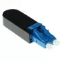 Adaptador loopback LC de fibra ótica ACT EA9004 Monomodo 1310 nm preto