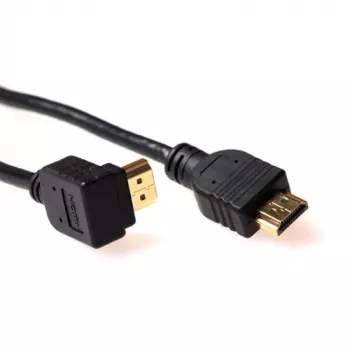 Cabo HDMI High Speed v2.0 ACT 1 metro HDMI-A macho angular - HDMI-A macho reto