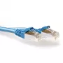 Cabo de rede ACT Azul 25 metros LSZH SFTP CAT6A com fichas RJ45 sem patilhas