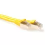 Cabo de rede ACT Amarelo 30 metros LSZH SFTP CAT6A sem patilhas com fichas RJ45
