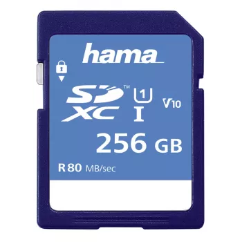 Cartão de memória Hama 00123997 256 GB SDXC UHS-I Class 10