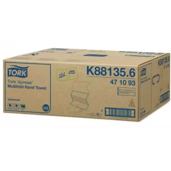 Toalhetes de papel Tork 471093 250 folhas branco