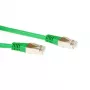 Cabo de rede ACT verde 10 metros LSZH SFTP CAT6 com fichas RJ45