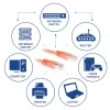 Cabo patch ACT laranja 7 metros U/UTP CAT6 com fichas RJ45
