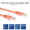 Cabo patch ACT laranja 20 metros U/UTP CAT6 com fichas RJ45