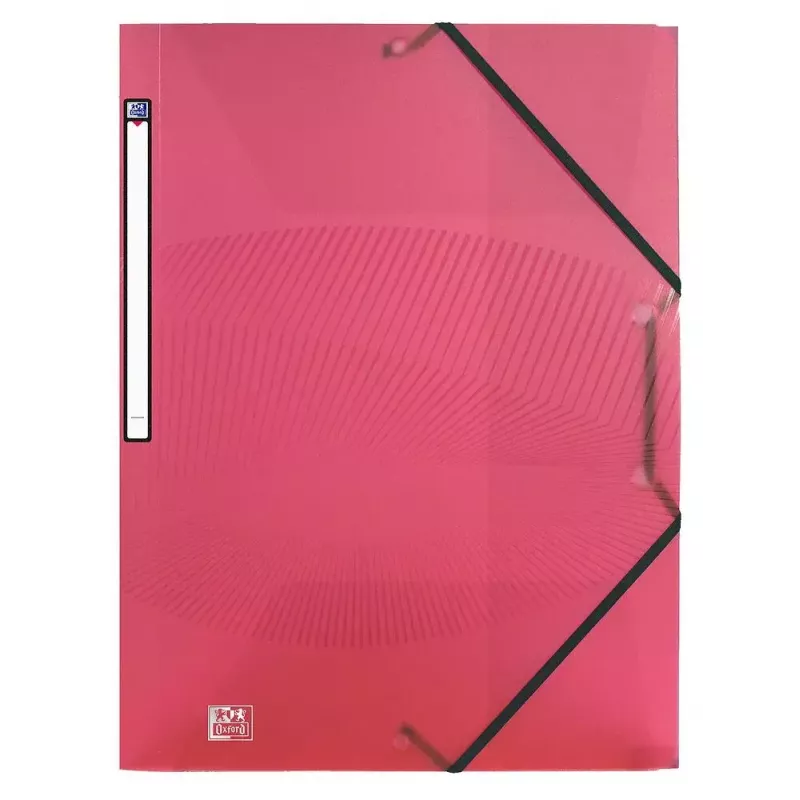 Pasta Oxford 400105131 polipropileno A4 preto azul verde cinzento rosa lilás vermelho turquesa