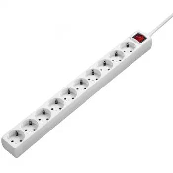 Hama 00137234 Proteção contra sobretensão Branca 10 tomadas AC 230 V 3 m