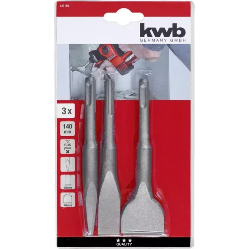 Broca de cinzel pontiagudo KWB 247185