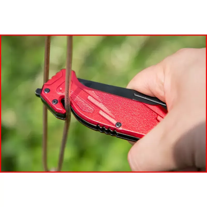 Faca de bolso Camper/Scout KS Tools 907.2220 preto vermelho