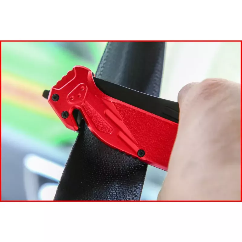 Faca de bolso Camper/Scout KS Tools 907.2220 preto vermelho