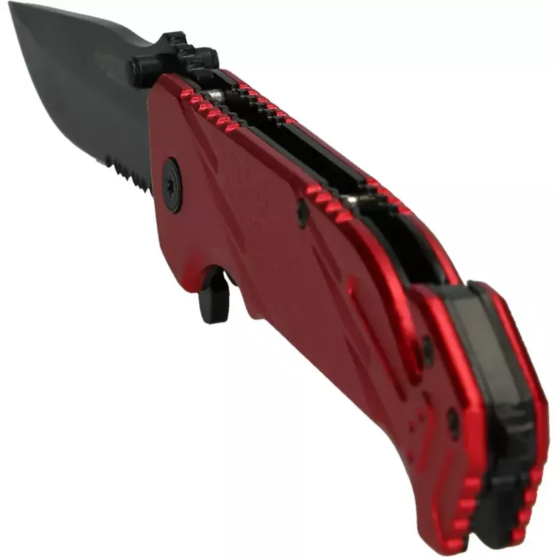 Faca de bolso Camper/Scout KS Tools 907.2220 preto vermelho