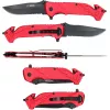 Faca de bolso Camper/Scout KS Tools 907.2220 preto vermelho