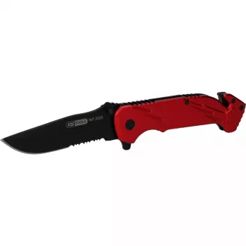 Faca de bolso Camper/Scout KS Tools 907.2220 preto vermelho