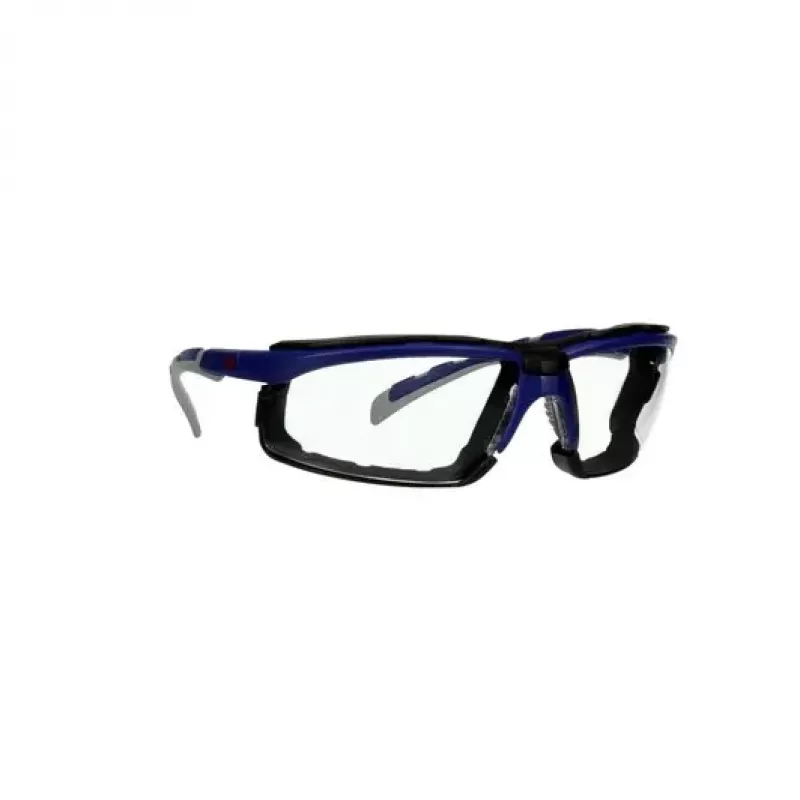 Óculos de proteção 3M S2001SGAF-BGR-F óculos panorâmicos em plástico azul, cinzento