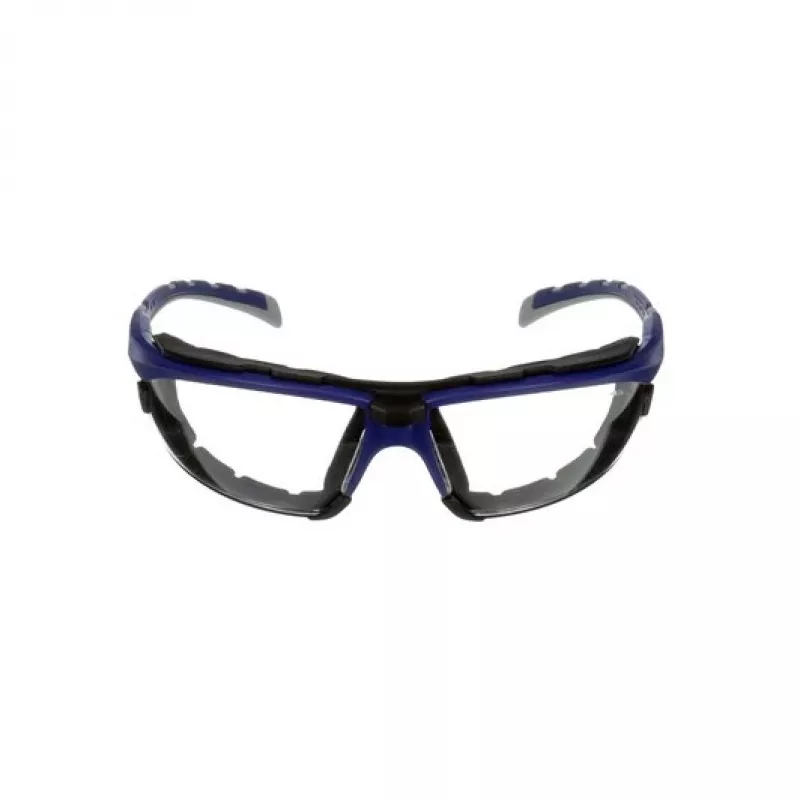 Óculos de proteção 3M S2001SGAF-BGR-F óculos panorâmicos em plástico azul, cinzento