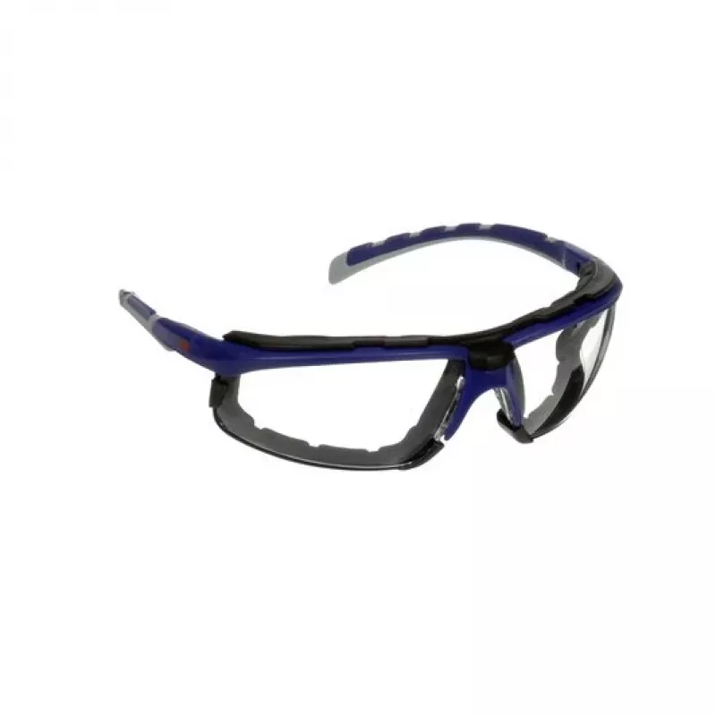 Óculos de proteção 3M S2001SGAF-BGR-F óculos panorâmicos em plástico azul, cinzento