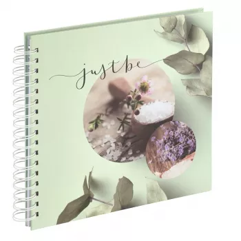 Álbum de fotografias Hama Relax castanho, lilás, menta 100 folhas 10 x 15 cm encadernação em espiral