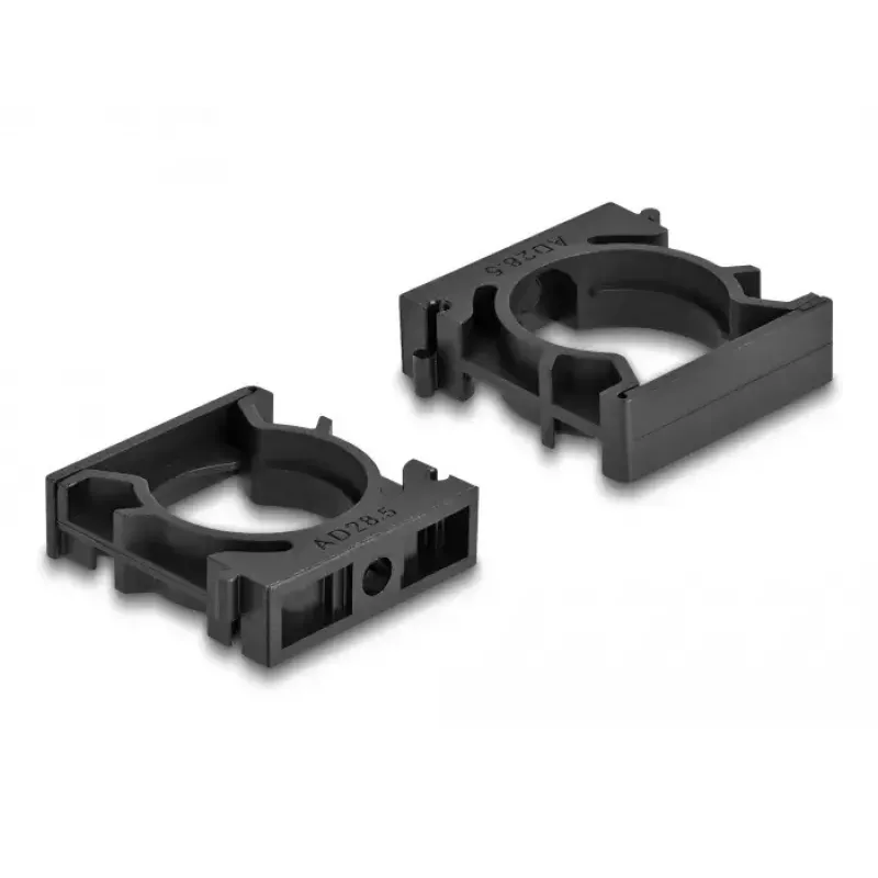 Suporte para cabos DeLOCK 60487 28,5 mm preto 4 unid.