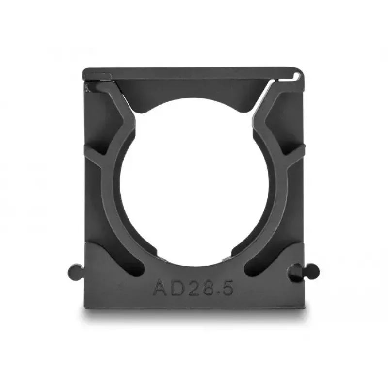 Suporte para cabos DeLOCK 60487 28,5 mm preto 4 unid.