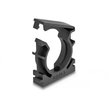Suporte para cabos DeLOCK 60487 28,5 mm preto 4 unid.
