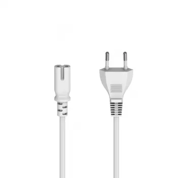 Cabo de alimentação Hama 00223276 branco 5 m conector fêmea C7