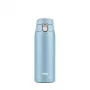 Caneca EMSA Light 400 ml azul tampa de aço inoxidável polipropileno