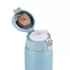 Caneca EMSA Light 400 ml azul tampa de aço inoxidável polipropileno