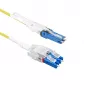Cabo patch de fibra ótica ACT 10 metros monomodo 9/125 OS2 Polarity Twist uniboot duplex CS - LC