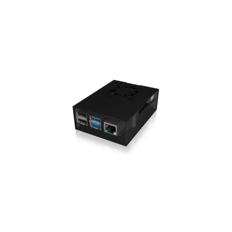 ICY BOX IB-RP108 Caixa Antracite, Preto