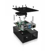 ICY BOX IB-RP108 Caixa Antracite, Preto
