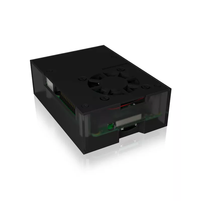 ICY BOX IB-RP108 Caixa Antracite, Preto