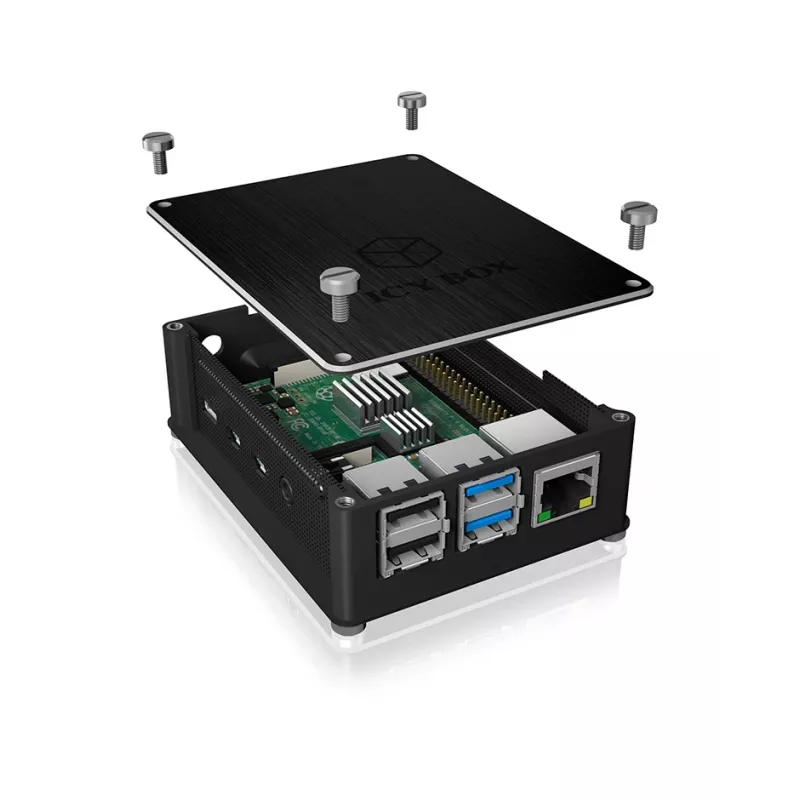 ICY BOX IB-RP110 Caixa Preto