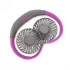 Unold Ventilador de pescoço Breezy Anthrazit, Antracite, Roxo, 2 ventoinhas, 8 h, ventilador de pescoço, Branco, 1 unid.
