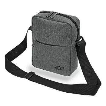 Bolsa de ombro WEDO 59 350512 — Poliéster cinzento Unissexo Bolsa de ombro/mão, fecho de correr