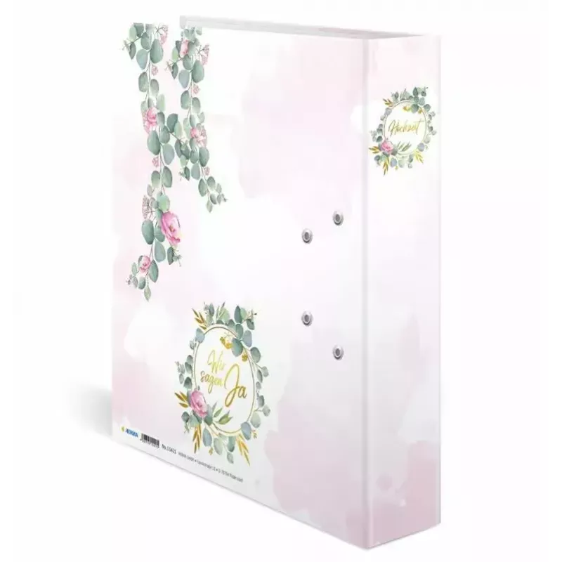 Dossier de anéis HERMA 15421 A4 Rosa